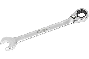 HB 13mm Ratchet Wrench WGR013-U | 120-Tooth Non-Slip Reversible Metric Spanner 3° Arc Swing | Patented Grip Plus Rounded Bolt