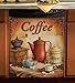 Vintage Coffee Dishwasher Cover