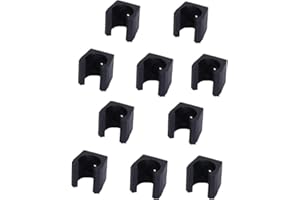 QYM 10 Pieces Billiards Snooker Cue Clips Cue Locating Clip Holder Small Cue Clips Storage Clamps fit for Pool Cue Racks Small Size