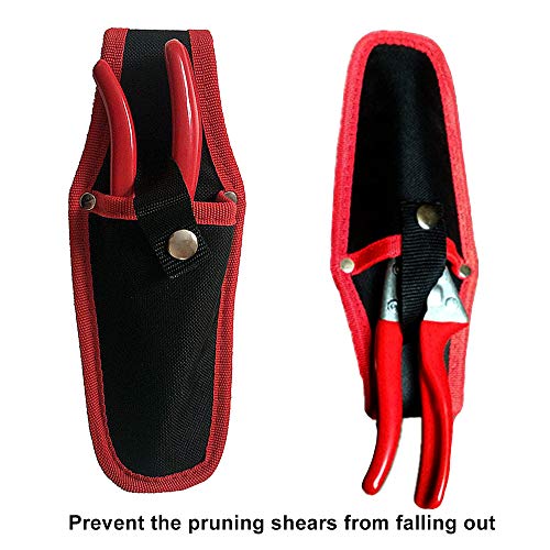 SYOOY Pruner Holster Hanging Pouch for Holding Pruning Shears and Other Tools Portable (Pruner Not Included) - Thumbnail 6