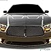 Glossy Black Mesh Front Hood Bumper Grill Grille Guard ABS Compatible With 11-14 Dodge Charger