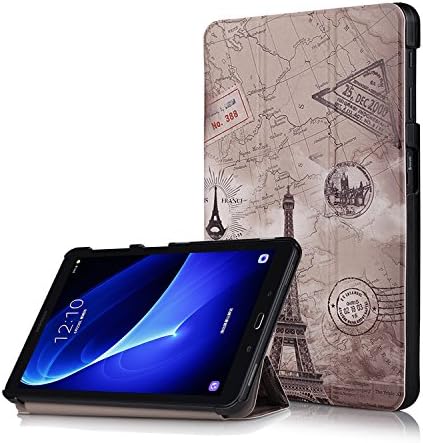 ATNG Samsung Galaxy Tab A 10.1 Case,Ultra Slim Folding Stand Protective Case Cover Skin with Auto Wake / Sleep for Samsung Galaxy Tab A SM-T580N/SM-T585N 10.1-inch 2016 Tablet(Tower)