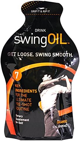 swingOIL Dietary Golf Supplement Drink 6 Pack 2016 12 Orange
