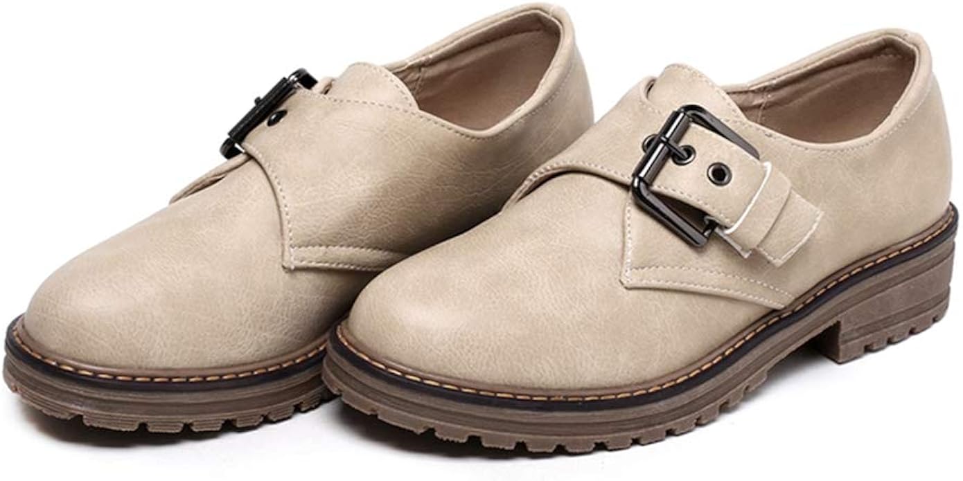 buckle oxfords womens