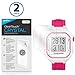 BoxWave Screen Protector Compatible with Garmin Forerunner 25 White/Pink - ClearTouch Crystal (2-Pack), HD Film Skin - Shields from Scratches