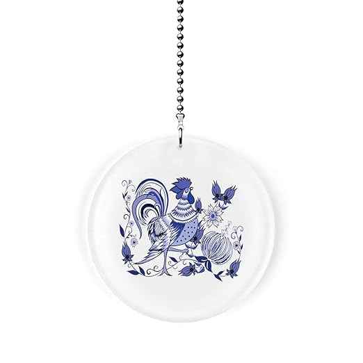 Dutch Rooster Fan Light Pull Ceiling Fan Pull Chain Ornaments