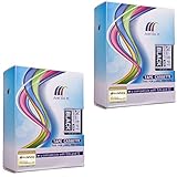 Molshine Compatible Label Tape Replacement for Brother TZe-355 White on Black (0.94inch 1/1inch 24mm) 2 Pack