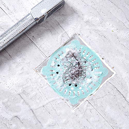 Drain Hair Catcher, Shower Drain Cover Protector with Drain Stopper, Hair Stopper Trap Suitable for Bathroom Bathtub Sink(100pc) - Thumbnail 6