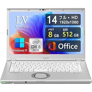【整備済み品】頑丈・軽量デザイン ノートパソコン Let`s note CF-LV9 14インチFHD 第10世代Core i5-10310U