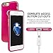 Goospery i-Jelly for Apple iPhone 7 Plus Case (2016) Slim Thin Rubber Case (Metallic HotPink) IP7P-IJEL-HPNK