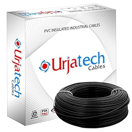 Capital Urjatech Cable 6 sq mm Wire (Black) - Box of 90 Mtr