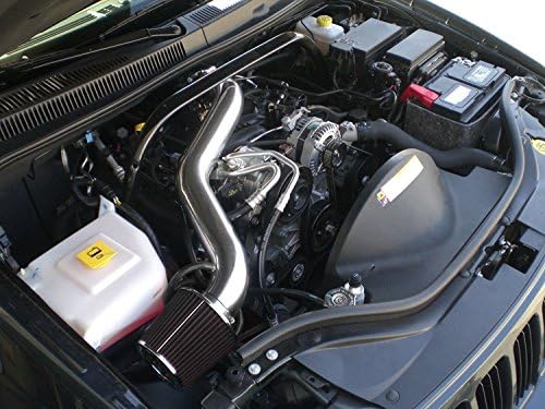2005 2006 2007 2008 2009 Jeep Grand Cherokee Commander with 4.7L V8 Engine Air Intake Filter Kit System LONG VERSION (Black Filter & Accessories)