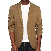 PJ PAUL JONES Men's Casual Knit Blazer Suit Jackets Two Button Lightweight Unlined Sport Coat