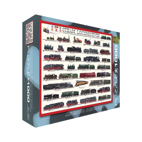 Steam Locomotives 1000-Piece Puzzle