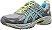 ASICS Women's Gel-Venture 5 Running Shoe, Silver Grey/Turquoise/Lime Punch, 5.5 M US
