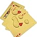 Poker 24k plastic waterproof Gold Playing Cards Poker Table Games