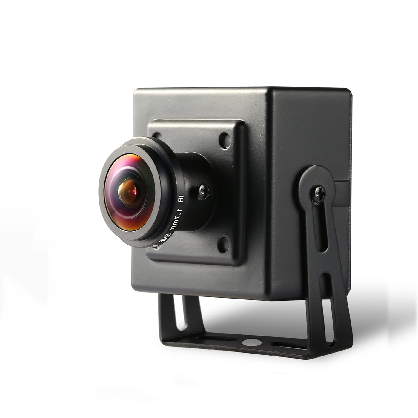 REVODATA HD POE Fisheye 5MP Mini IP Camera,1.7mm Fisheye Lens 180° Viewing Angle P2P Remote View CCTV video IP POE Small Indoor Security Camera H.265 Motion Detection (I706-3-P-HS)