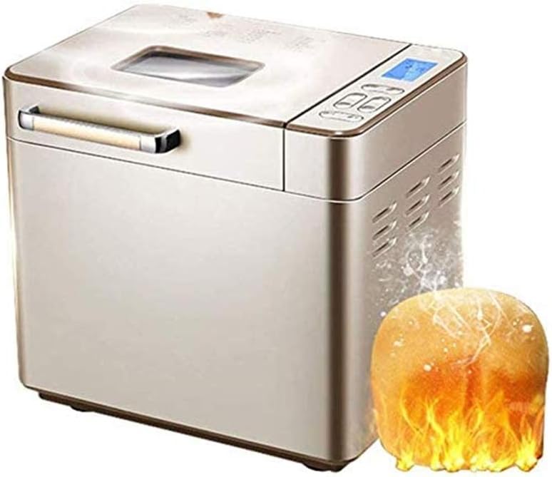 STKJ Compact Fast Bread Machine, Electric Digital Bread Maker, Automatic Dough Kneading Machine, Home DIY Bread Machine