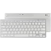FLY WAY Bluetooth 3.0 Keyboard, Portable Wireless Keypad,Universal Slim Bluetooth Keyboard for iOS, Android, Windows and Other Bluetooth Devices（German）