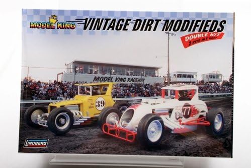 Lindberg/Model King 1/25 Vintage Dirt Modifieds Double Model Kit