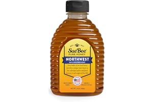 Sue Bee Honey Regional Northwest USA Honey, Strained, Unfiltered Beekeeper-Owned Co-op Honey, 24-Ounce