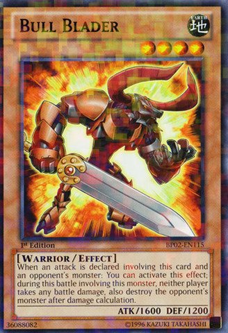 Yu-Gi-Oh! - Bull Blader (BP02-EN115) - Battle Pack 2: War of the Giants - 1st Edition - Mosaic Rare