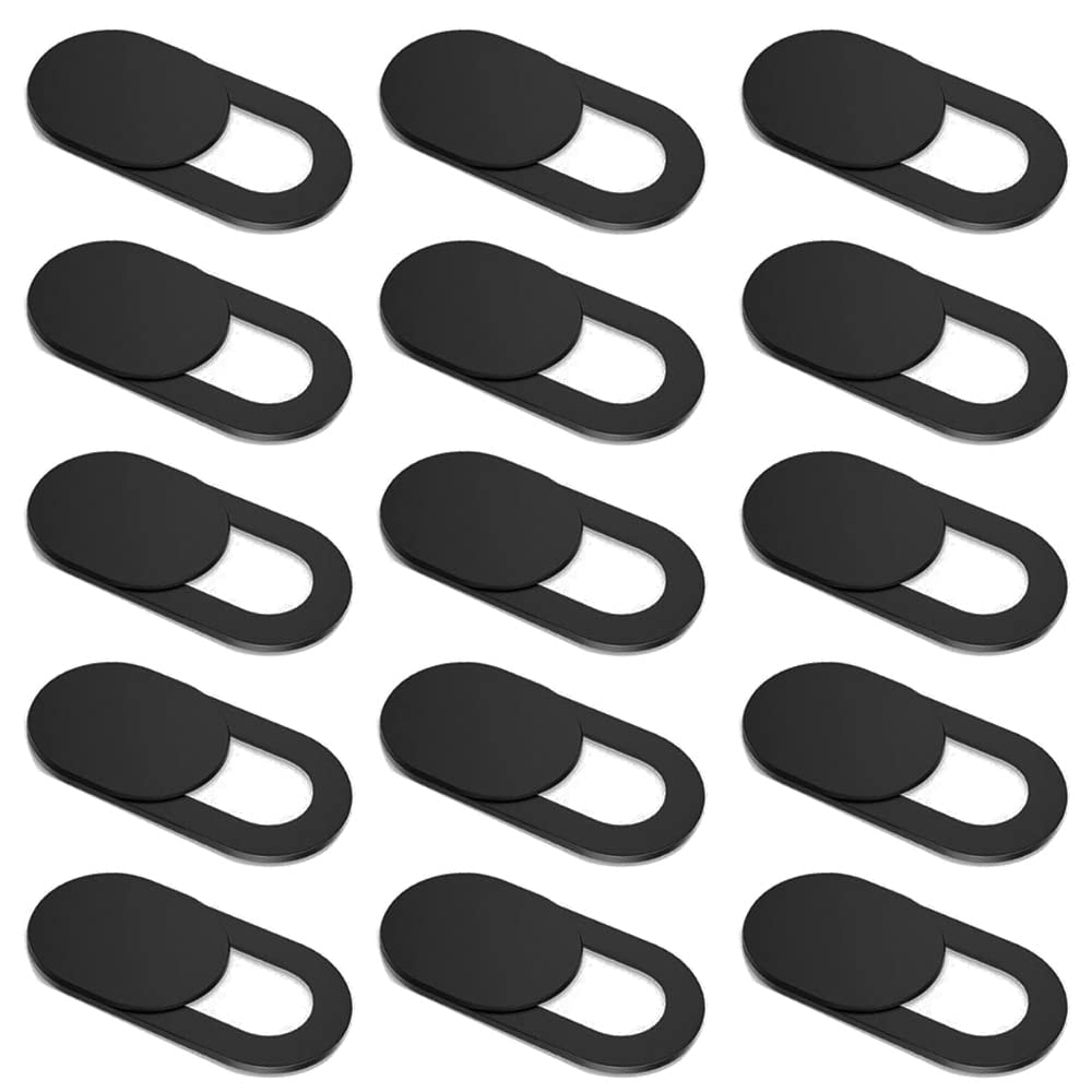 Mesee 50 Pieces Webcam Cover Slider, 0.027-Inch Ultra Thin Web Camera Protective Privacy Covering Slide Stickers for Computer, Laptop, MacBook Pro/Air, iPhone, Tablet, PC, iPad, iMac