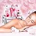 Pink Rose Bath and Body Home Spa Gift Set for Women, A Complete Aromatherapy and Skincare Pack for Relaxation in a Vintage Wood Crate, A Romantic Gift Idea for Her on Valentine's Day Under 30 Dollars
