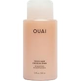 OUAI Thick Hair Shampoo - Hydrating Shea Butter Shampoo (10 Oz) | For Full, Frizzy Hair - Deeply Moisturizing, Detangling, Split Ends - Marshmallow Root, Avocado Oil &amp; Keratin - Sulfate Free