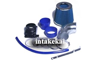 INTAKE KAI PERFORMANCE SHORT RAM AIR INTAKE KIT + FILTER FOR 2002-2007 MITSUBISHI LANCER 2.0 2.0L L4 ENGINE (BLUE)