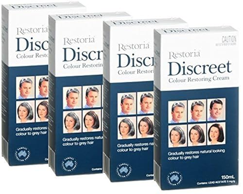4 BOXES of Restoria Discreet Colour Restoring Cream 150ml *Free ...