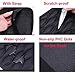 Forala Auto Center Console Pad,PU Leather Car Armrest Seat Box Cover Protector Protects from Dirt,Damage,Pet Scratches,Old Damaged Consoles (A-Black) (A-Black) (D-Leather, Black)