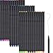 TOODOO 36 Pieces Fineliner Color Pen Set, 0.38 mm Colored Sketch Drawing Pen, Porous Fine Point Markers for Journal and Note Taking without Bleeding Paper