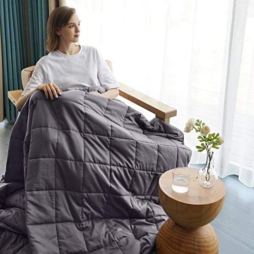 joybest Weighted Blanket 20 LBS 60X80 Queen King Size Soft Comfortable