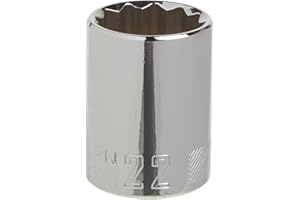 CRAFTSMAN Shallow Socket, Metric, 1/2-Inch Drive, 22mm, 12-Point (CMMT44239)