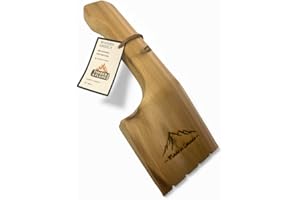 Wooden Grizzly BBQ Grill Scraper