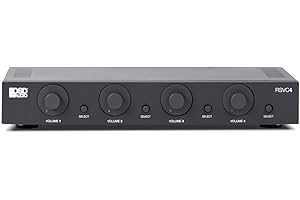 OSD Audio 4-Zone Resistor Based Speaker Selector with Volume Control - RSVC4​