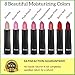 Fifth & Skin BOTANICAL Lipstick (BERRY RED) | Made in USA | Vegan | Natural | Organic | Cruelty Free | Paraben Free | NO Lead | Moisturizing Color that's Good for your Lips!
