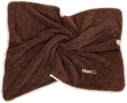 Pet Super Soft Blanket Dogs Cats Solid Blanket (40.9x30.7 inch) (Dark Brown)