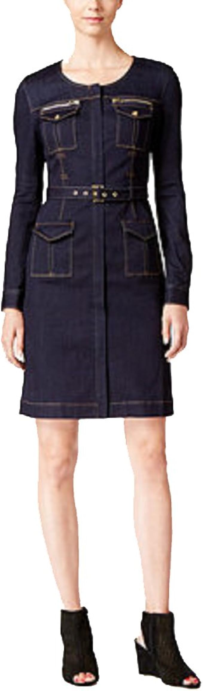 inc denim dress