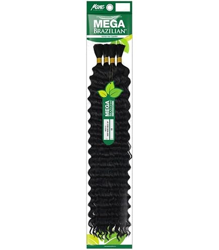 Amazon.com : Mane Concept Human Hair Blend Braids Mega Brazilian