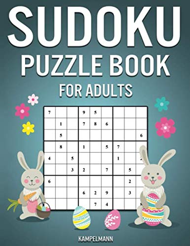 Sudoku Puzzle Book for Adults: 300 Sudokus for Adults with Solutions - A4 UK Easter Edition