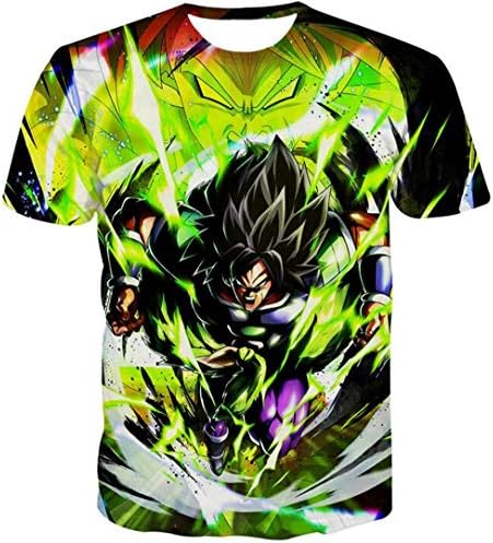 Women Men Fashion 3D T-Shirt Anime Dragon Ball Z Vegeta Goku Super Saiyan Print Casual Short Sleeve Tee# A23
