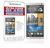 HTC One Max Screen Protector - Tempered Glass - Package Includes Microfiber Cleaning Cloth, Installation Tips, Tempered Glass Screen Protector - Retail Packaging - by TruShield