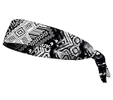 JUNK Brands Apache Noir Flex Tie Headband, Regular Width