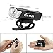 VOLADOR Bike Light Set, Bike Headlight USB Rechargeable, LED Bike Front Light & Taillight, Water Resistant Cycling Light for Street/Mountain/ Kids Bikes