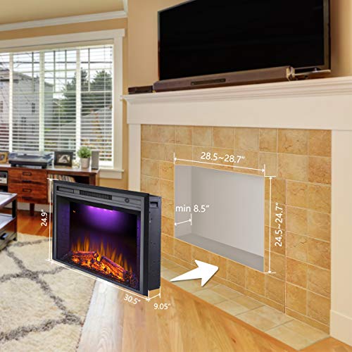 1 Valuxhome+Houselux+Embedded+Fireplace+Electric