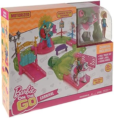 barbie amusement park playset