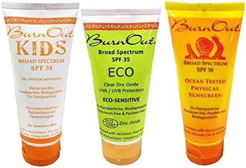Burnout Broad Spectrum Sunscreen Set of 3