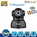 Sricam 720P Network Infrared Wireless Wlan IP Camera H.264 WIFI Night Vision Motion Detection (Black)